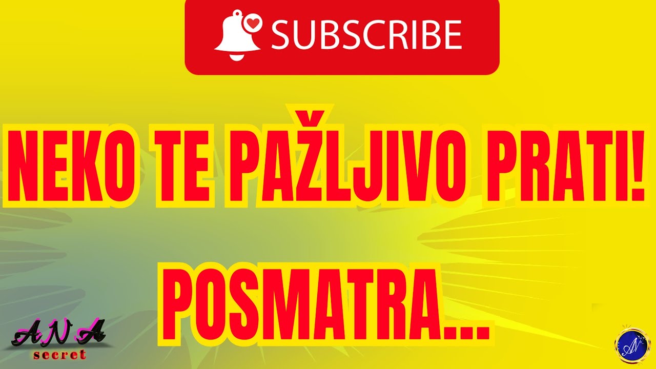 NEKO TE PAŽLJIVO PRATI..POSMATRA!