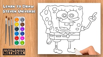 How to Draw SPONGEBOB Part 1