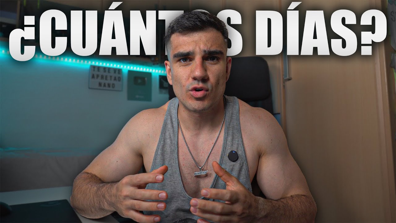 El número perfecto de días que debes entrenar en el gimnasio a la semana