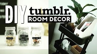 Back To School DIY Room Decor + Organization! (Tumblr Inspired) 2017 ✂