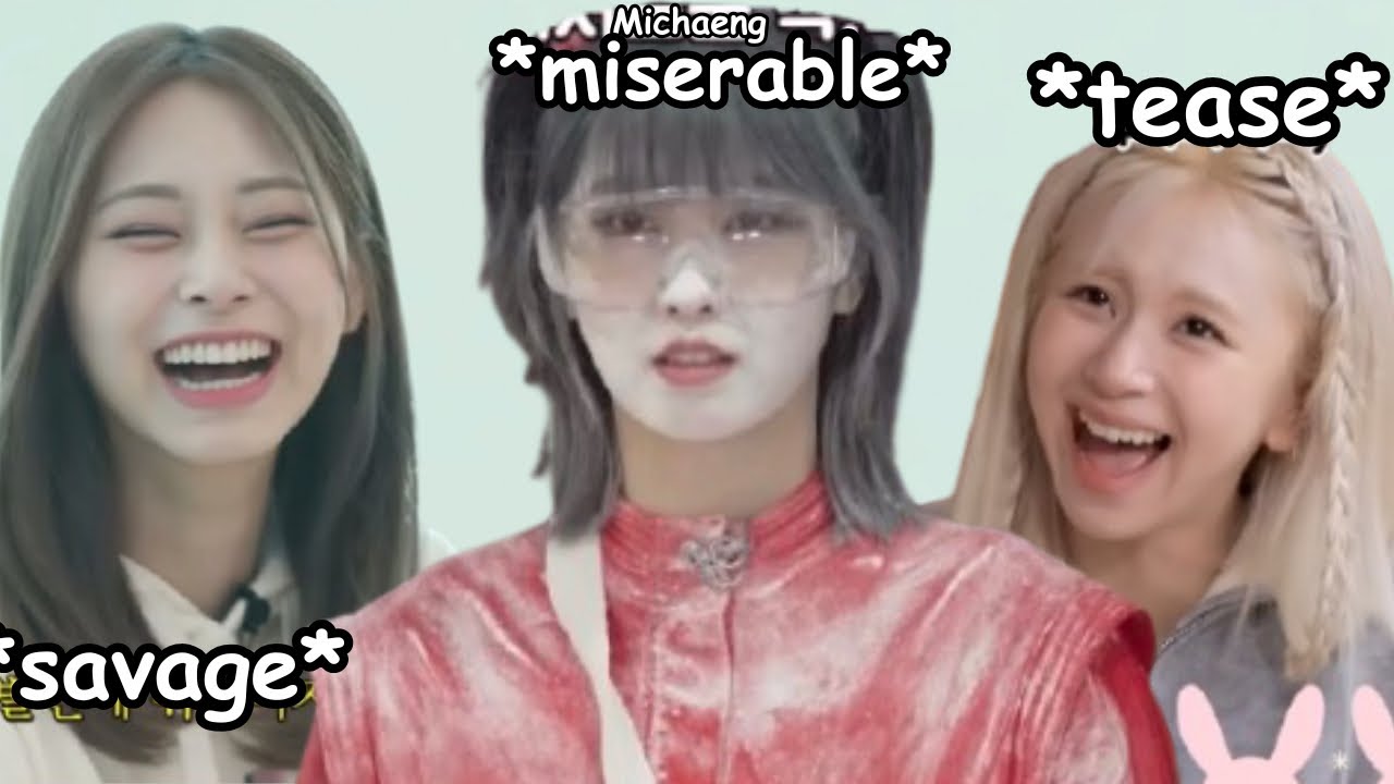 twice stressing momo especially the maknaes her life is miserable 