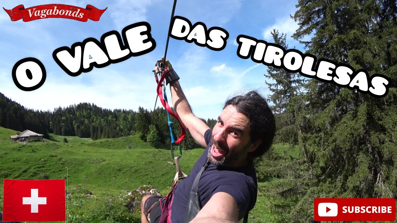 O vale das TIROLESAS na Suíça / Fribourg - Charmey 