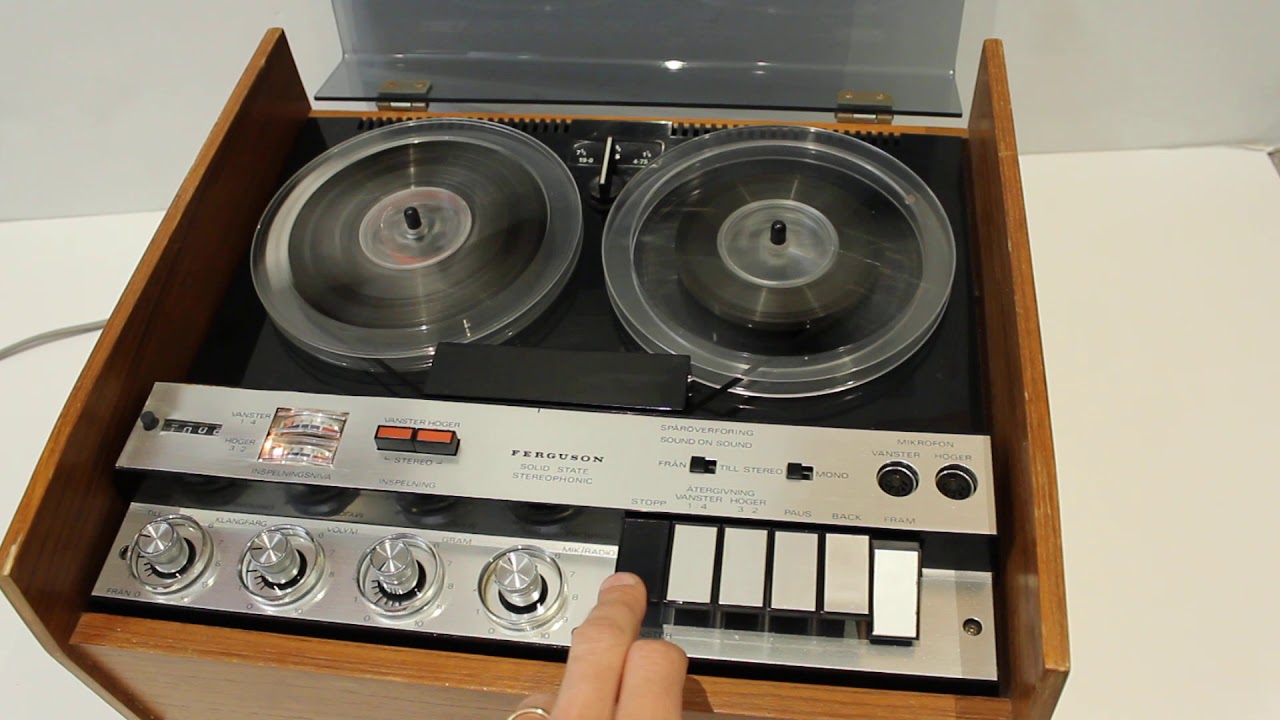 Ferguson Stereophonic TapeRecorder YouTube