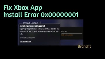 #xbox #minecraft How To Fix Error  0x00000001 on XBOX App | Microsoft Store #5