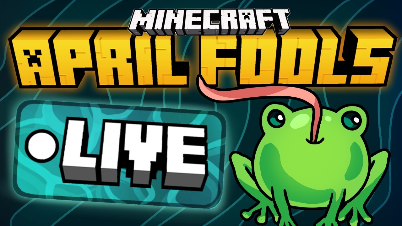 Minecraft Library April Fools MINECRAFT APRIL FOOLS LIVE - YouTube