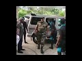 Koffi Olomide En Tenue Militaire De La FARDC à Goma