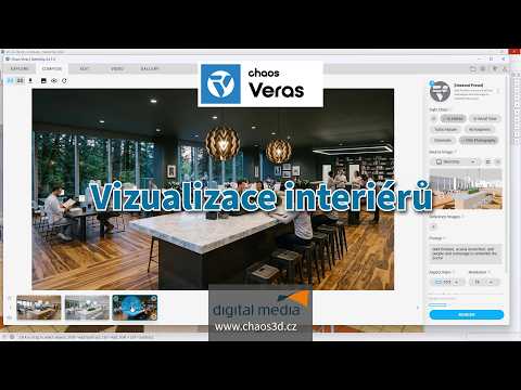 Cover: Chaos Veras - AI vizualizace a videa pro architekty a designéry | Přehled funkcí