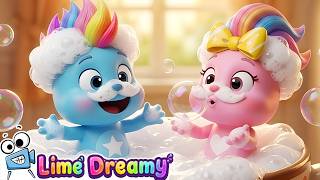 Bubble Trouble! Funny Bath Time Kids Songs Compilation 🛁🫧 | Lime Dreamy