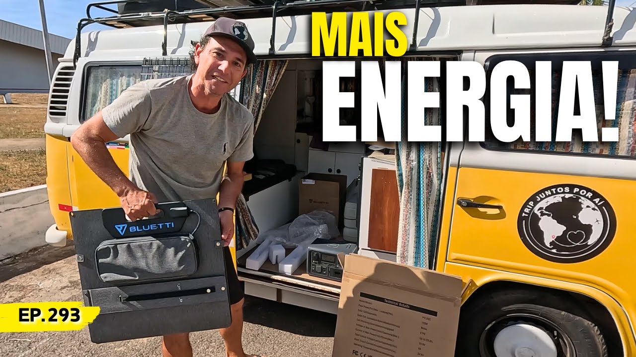 ENERGIA INFINITA no Motorhome e dia de manutenções na Kombi | Ep.293