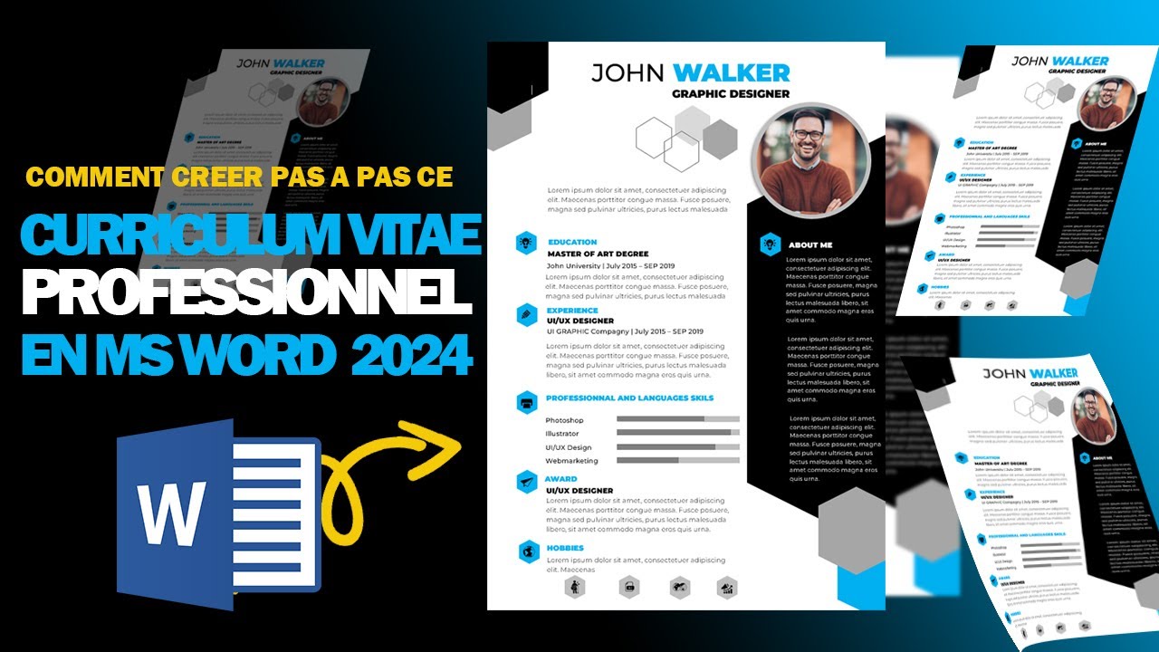 Comment raliser un meilleur CV professionnel en ms word en 2024