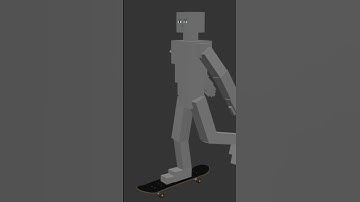 My first animation where the model actually moves 🥶#gorebox #animation #skateboarding