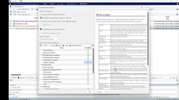 Digital Forensic Investigation Case in OpenText EnCase 23 | Evidence Processor