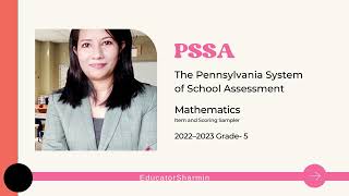 PSSA - MATH- TEST// Grade-5 // EducatorSharmin