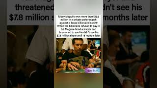 💰 How Tobey Maguire won millions in poker and had to sue to collect🏛️#HighStakesPoker #Viral #Shorts