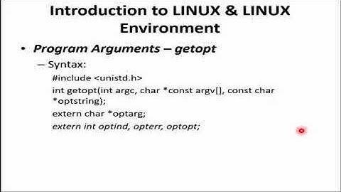 UNIT-I Linux Programming Class-5