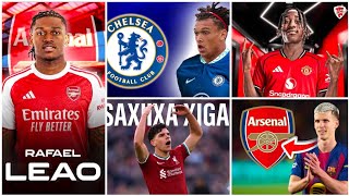 Liverpool Oo Saxiix kudhaw, Man Utd Oo 100M Dalab ah Dirtay, & Arsenal Oo 80M kudoneysa Rafael Leo