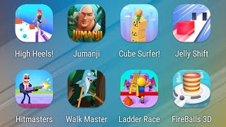 High Heels,Jumanji,Cube Surfer,Jelly Shift,Hitmasters,Walk Master,Ladder Race,Fire Balls 3D screenshot 4