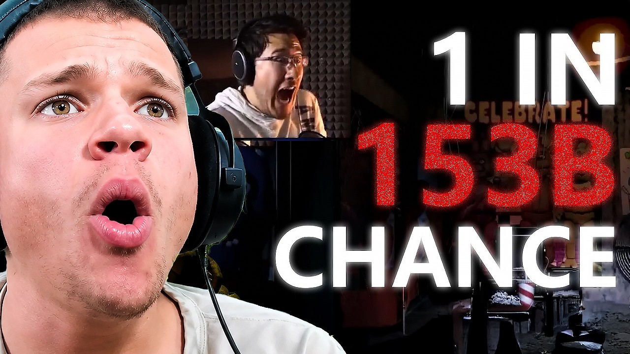 The LUCKIEST FNAF playthrough in history *JYNXZI REACTS*