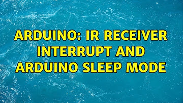 Arduino: IR Receiver interrupt and arduino sleep mode