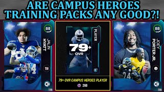 10k Training Campus Hero Pack Opening! Are These Packs Worth It?! Madden 24 Ultimate Team! MUT