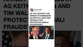 JD Vance Post About Tim Walz & Keith Ellison Sparks Huge Debate