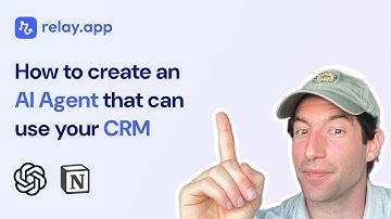 How to build an AI agent that can use your CRM