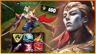 Zaahen top is one of the BEST scaling top laners right now to CARRY games...