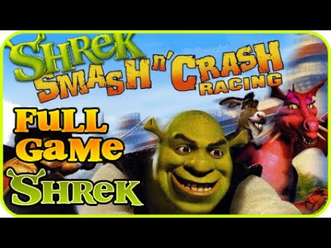 Shrek Smash n' Crash Racing Part 1 - FULL GAME - Shrek & Swamp Beast (PS2, PSP, Gamecube)
