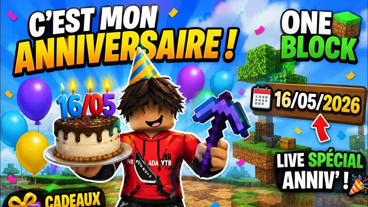 C'EST MON ANNIVERSAIRE ! 🥳🥳🥳