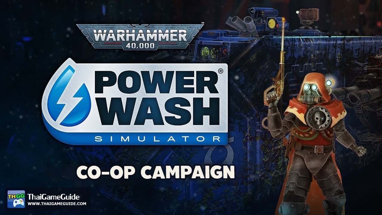 PowerWash Simulator – Warhammer 40,000 Special Pack : Online Co-op Campaign ~ Full Gameplay