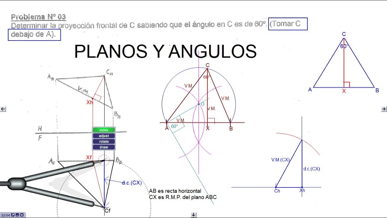 Geometría Descriptiva - Problema de 