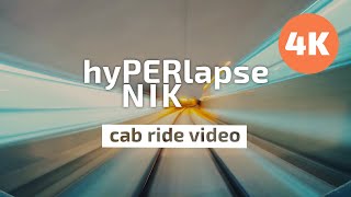 4K Cab Ride Bulgaria 🛤️ 🌪 Hyperlapse 🌃 (Sofia - Pernik)