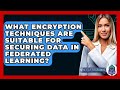 Encryption Techniques for Securing Data in Federated Learning