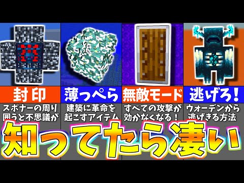 【マイクラ1.19】９９％の人が驚く最新バグ裏技＆小ネタ７選【まいくら・マインクラフト】
