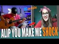 Ajak kawin bole 😍 Guitaris Cantik Spanyol dari pemula langsung lancar gitar sama Alip