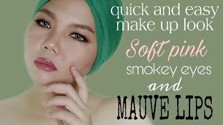 HOW TO CREATE A SOFT SMOKEY PINK X GOLD EYESHADOW X MAUVE MAKE UP LOOK screenshot 4