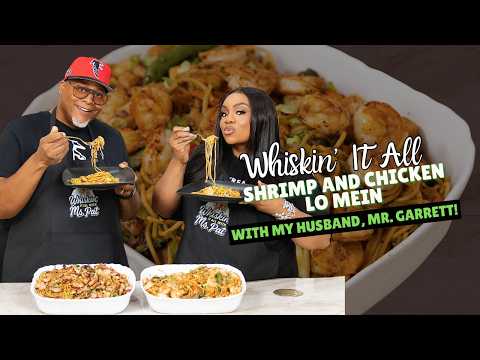 REMAKE: The Ultimate Shrimp & Chicken Lo Mein Challenge with My Husband Garrett!