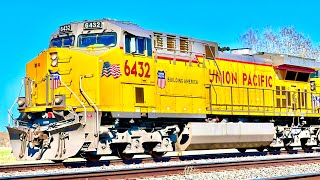 Union Pacific Trains Around North Platte, NE  April, 2024