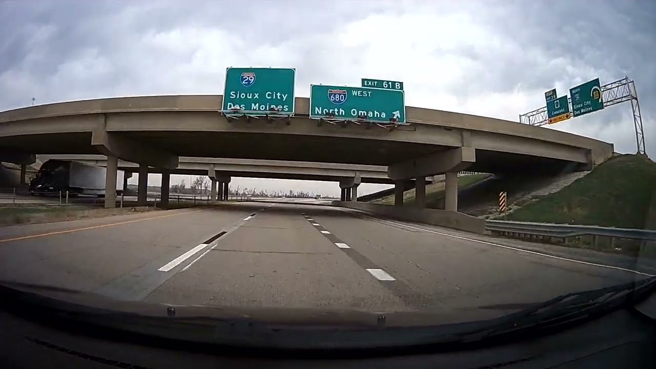 Omaha to Sioux City long drive (No sound)