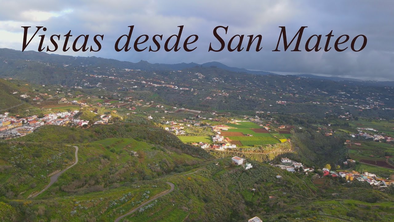 Vistas primaverales desde San Mateo.