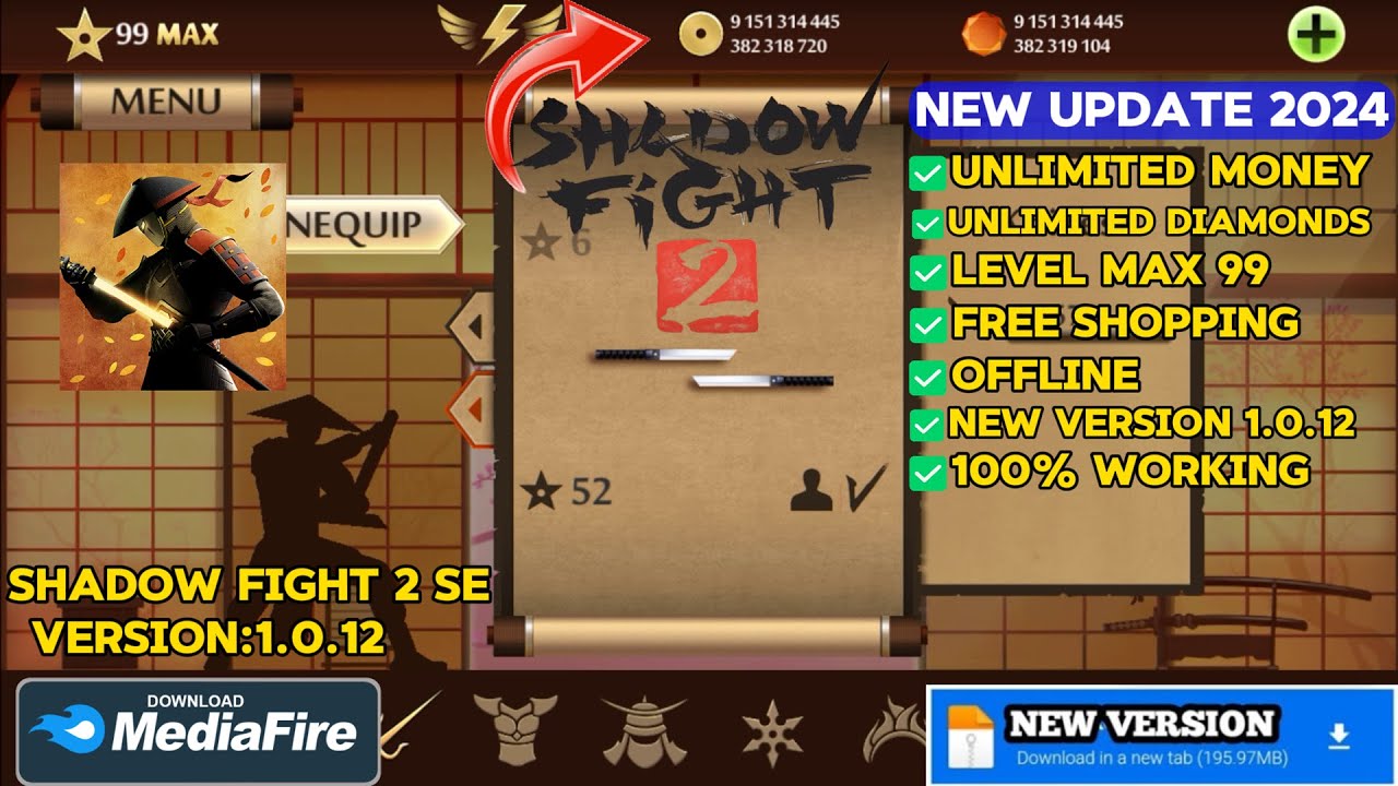 Shadow Fight 2 Special Edition Mod Apk Terbaru 2024 Apk V1.0.12 ...