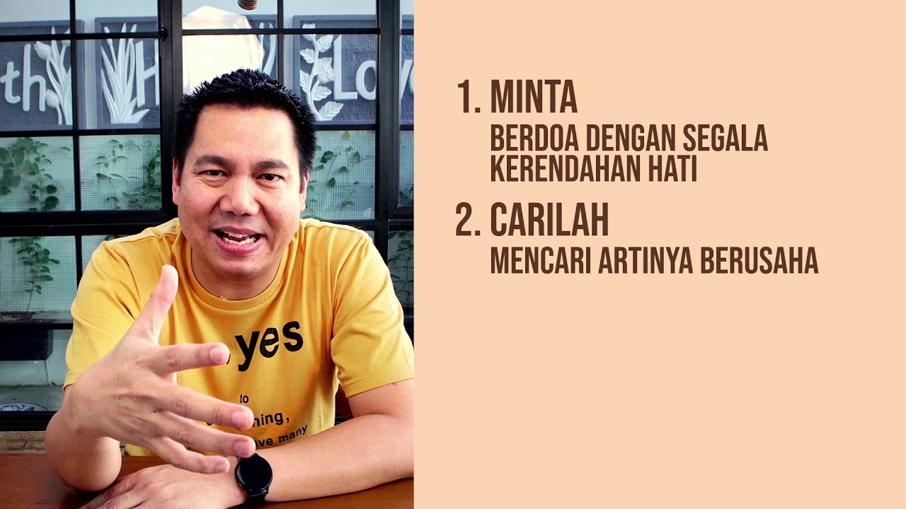 Cara Berdoa Supaya Doa-doa kita Dikabulkan - YK Daily Devotion #44