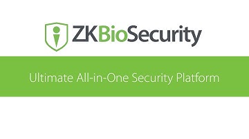 ZKBioSecurity - The Ultimate All-in-One Security Platform
