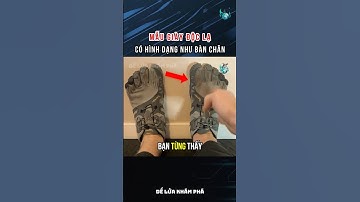 Mẫu giày độc lạ có hình dạng như bàn chân 😱 #shorts