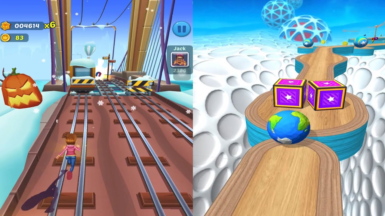 Subway Princess Runner V/S Ball Going Game - NEW 2022 GAMES - Best ...