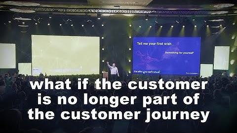 What if the customer is no longer part of the customer journey! Keynote speaker Steven Van Belleghem