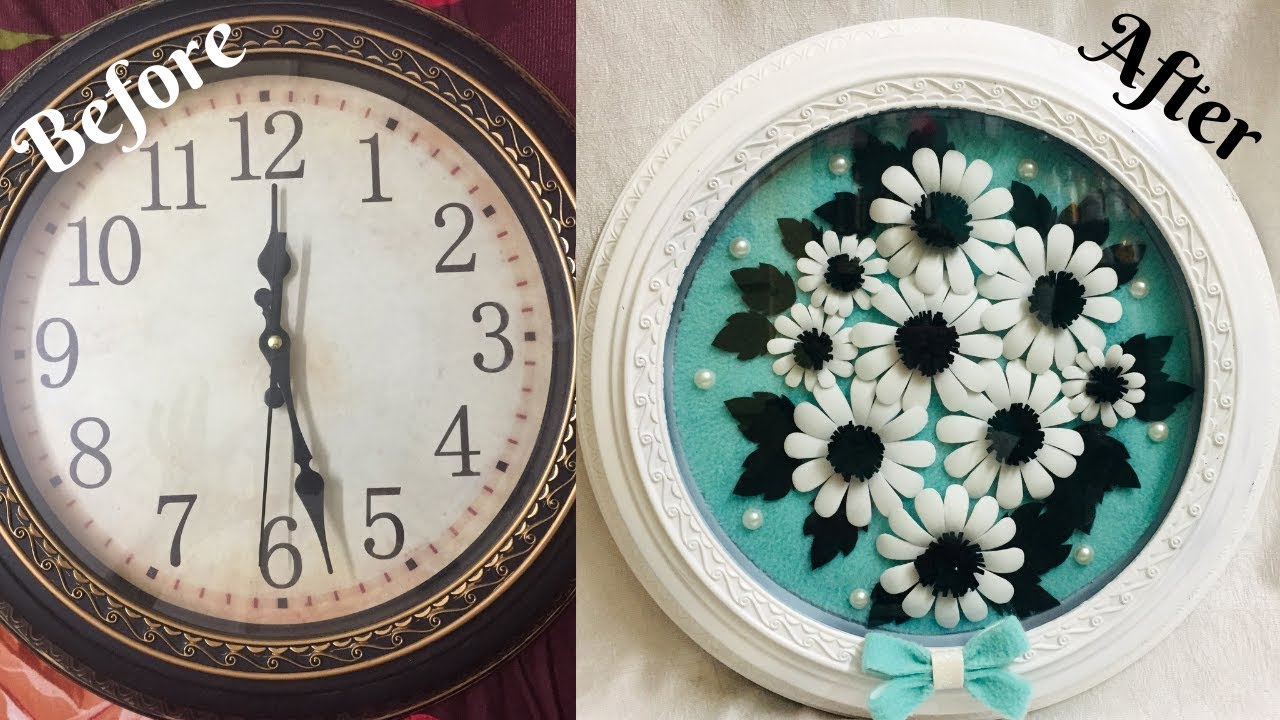 DIY Wall decor from an old watch, Watch upcycle, Best out of waste, Wall Hanging YouTube