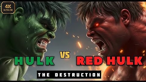 HULK VS RED HULK FULL CINEMATIC MOVIE: GOOGLE VEO 3 AI #veo3 #ai