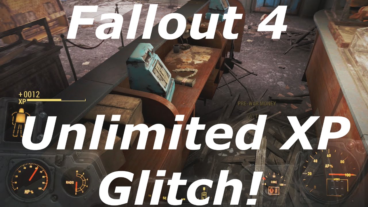 Fallout 4 Infinite Xp Glitch Guide After Patch 1 2 How To Get Unlimited Xp Fallout 4 Glitches Youtube