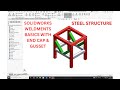 SOLIDWORKS WELDMENTS BASICS WITH END CAP & GUSSET.